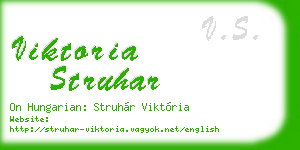 viktoria struhar business card